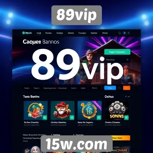 Análise da interface do usuário do site 89vip